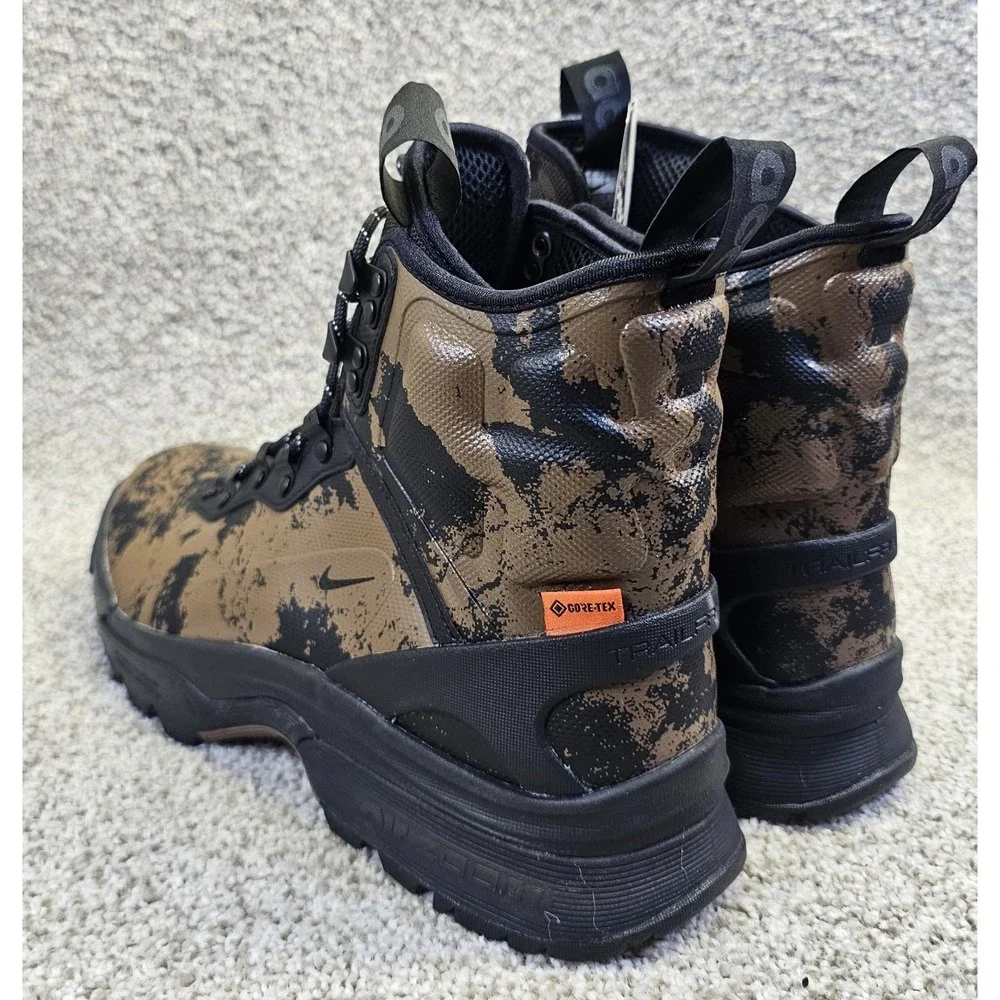 NEW Nike ACG Zoom Gaiadome GORE-TEX Men's Size 11 Black Brown IB2328-200‎ Camo